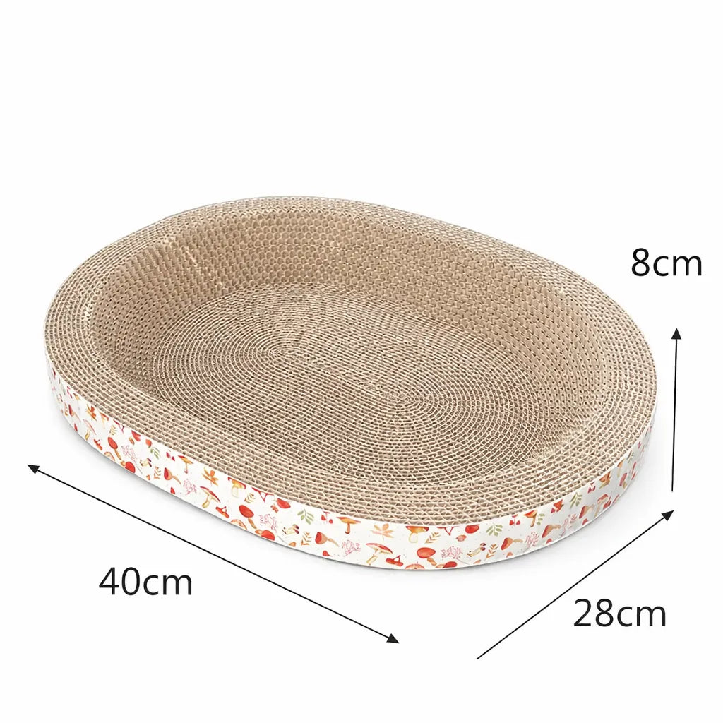 Panier griffoir chat - papier carton ondulé