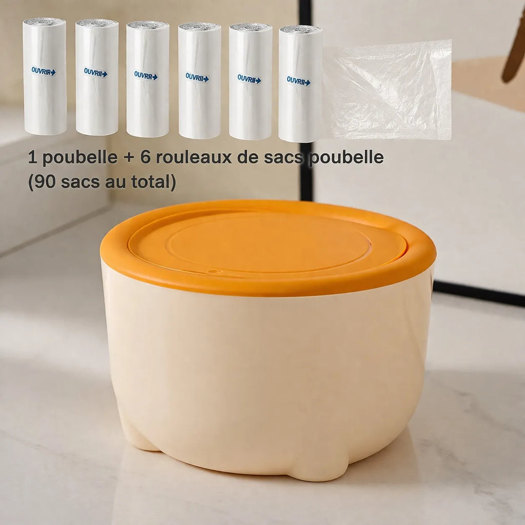 Poubelle à litière chat - Seau avec sacs inclus