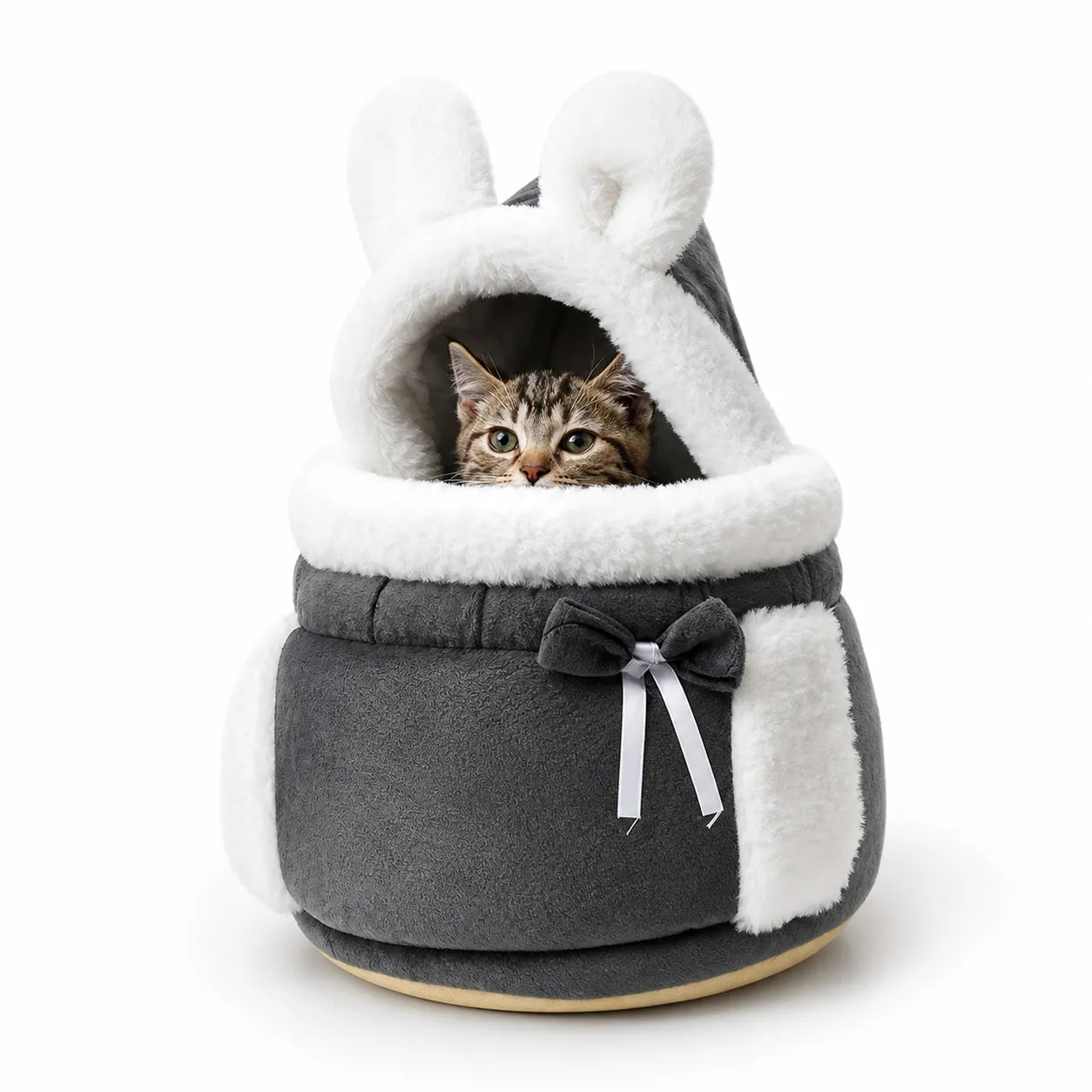 Sac a dos chat en velours douillet - Coupe-vent 3 tailles