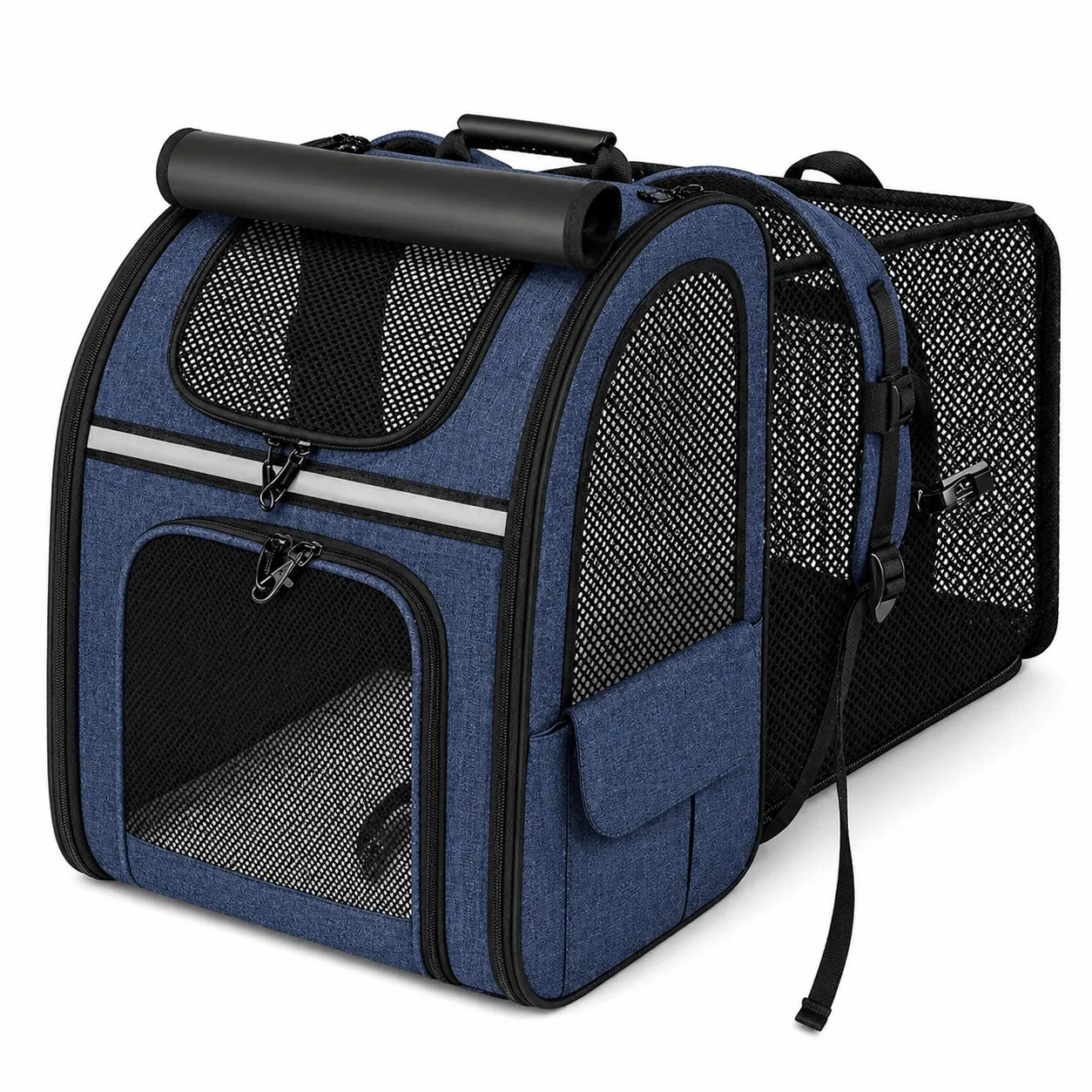 Sac à dos chat extensible - Housse d'ombrage et mesh respirant
