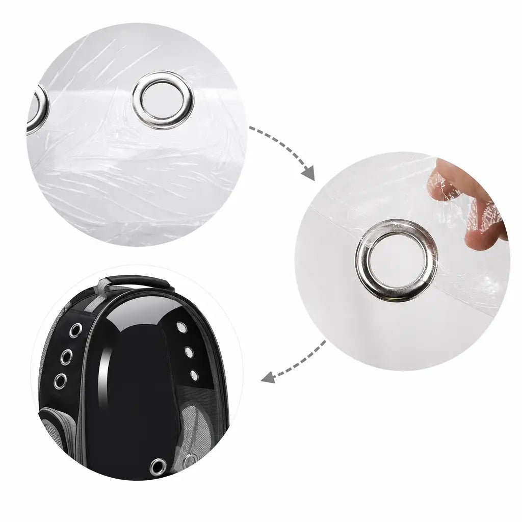 Sac à dos chat transparent - Capsule confort pour félin
