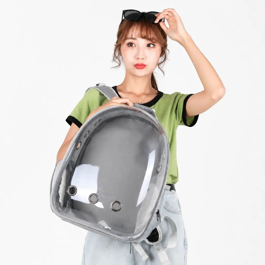 Sac à dos chat transparent - Capsule confort pour félin