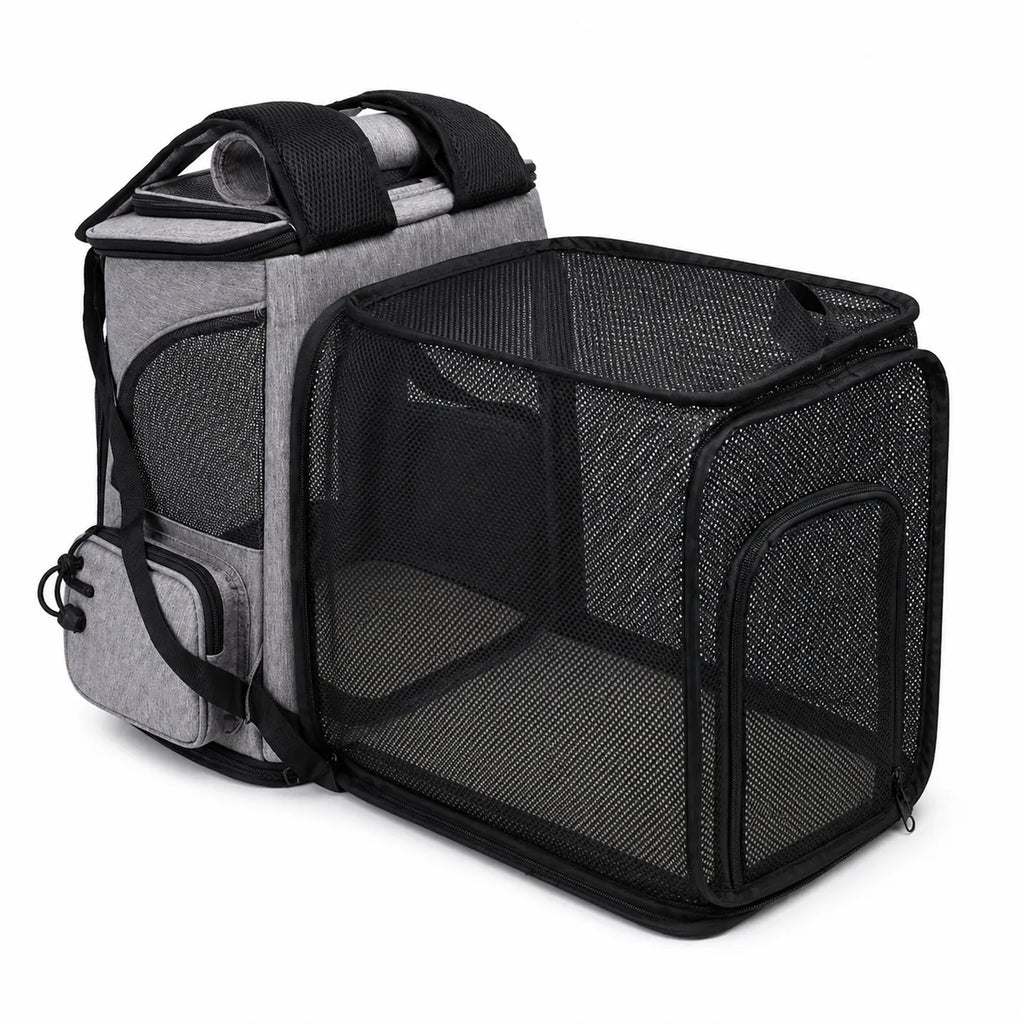Sac à dos pour chat respirant et extensible - Grande capacité