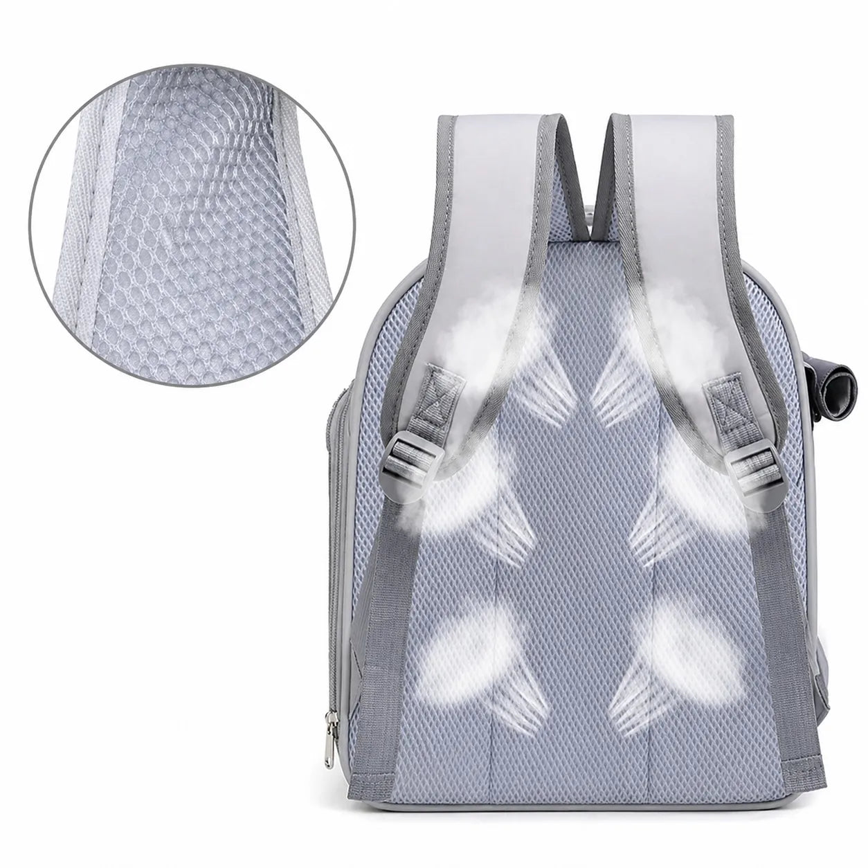 Sac à dos transport chat pliable - Hublot panoramique respirant