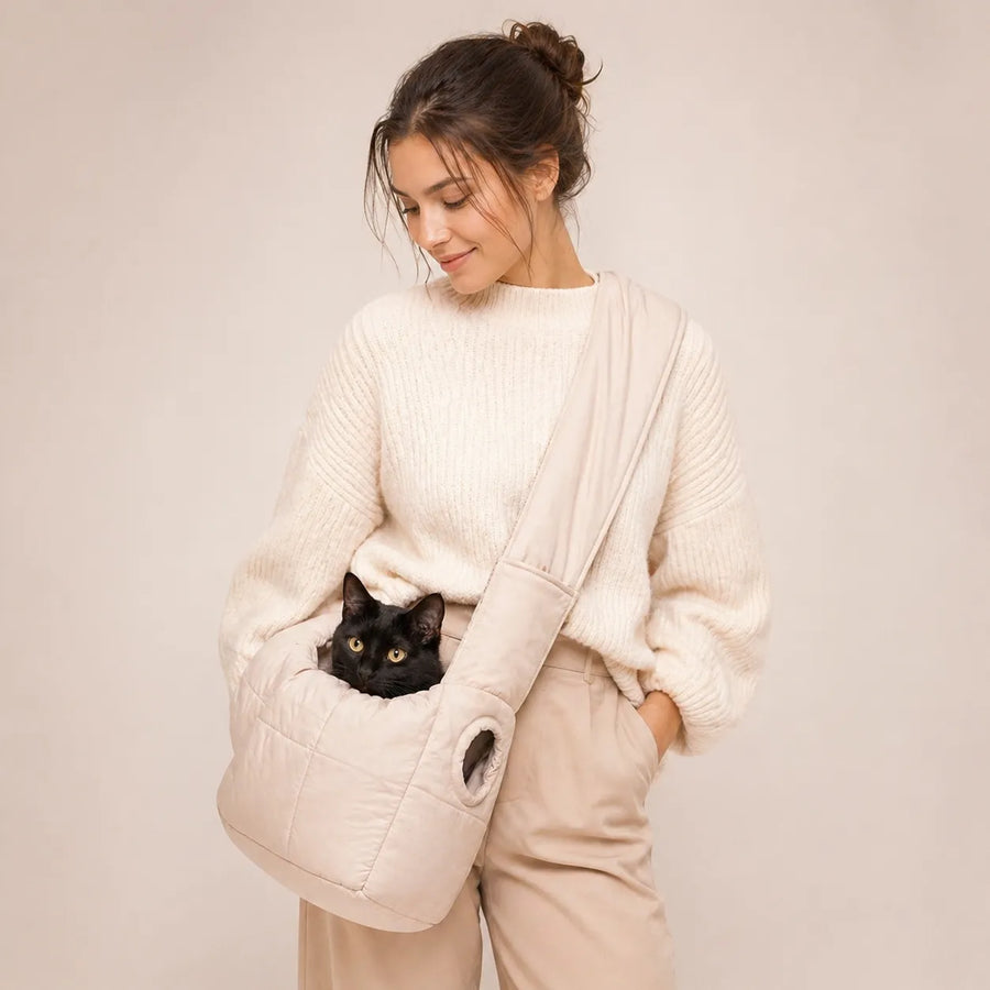 Sac à main chat chaud - Bandoulière avec exposition tête