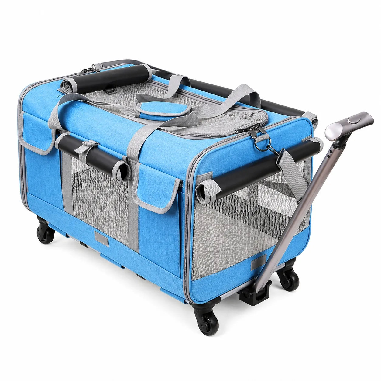 Sac de transport à roulettes pour chat - Extra Large pliable