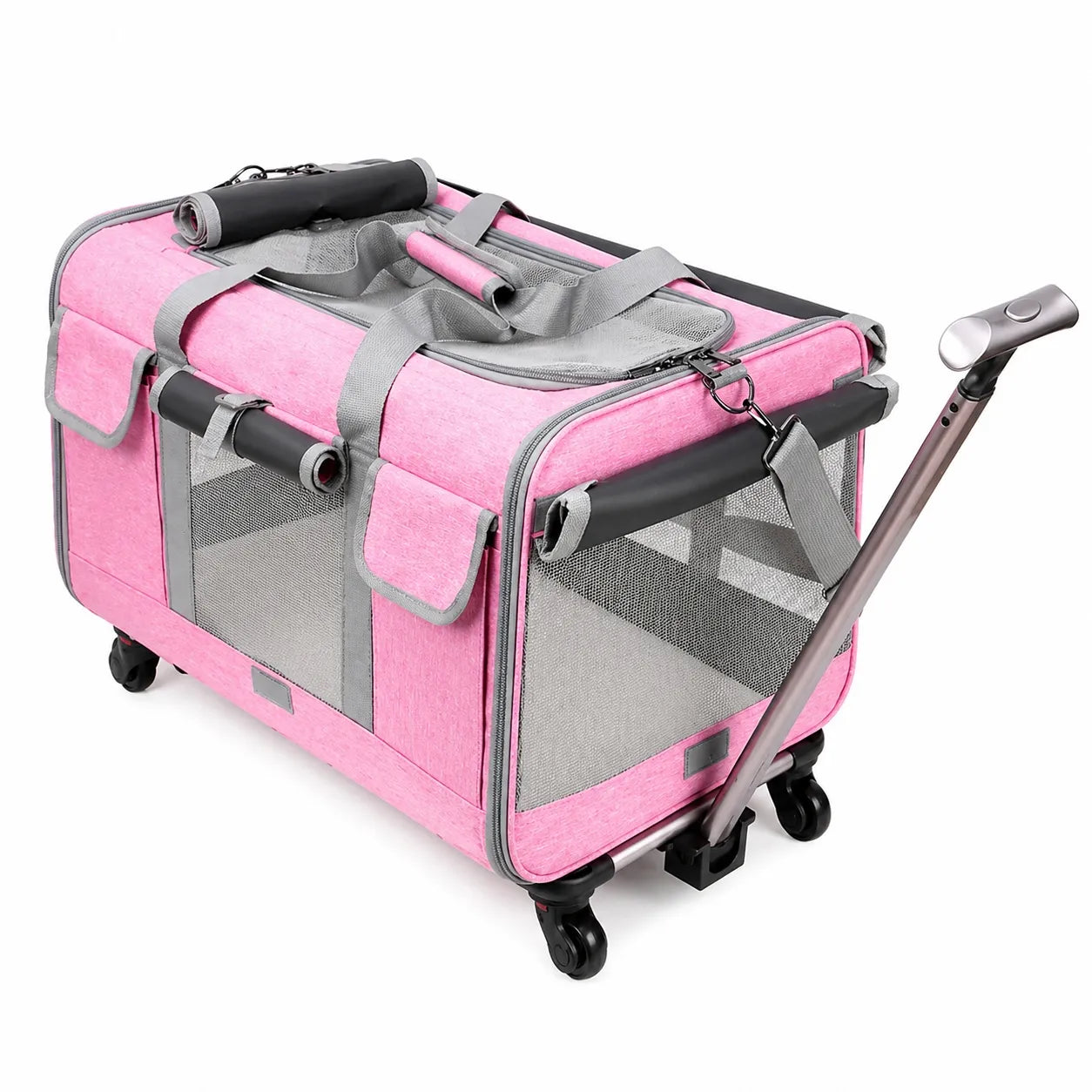Sac de transport à roulettes pour chat - Extra Large pliable