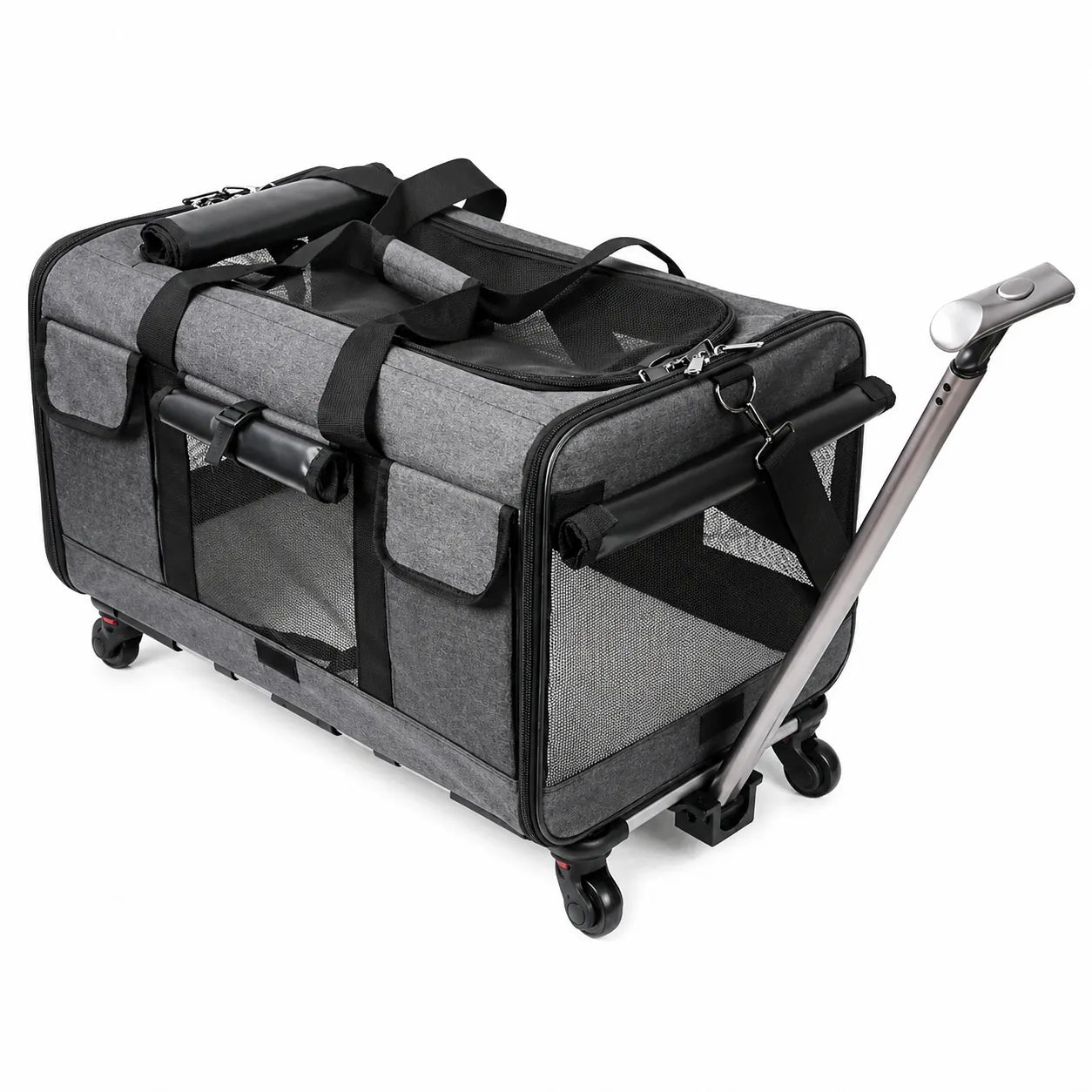 Sac de transport à roulettes pour chat - Extra Large pliable