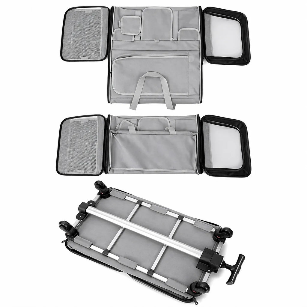 Sac de transport à roulettes pour chat - Extra Large pliable