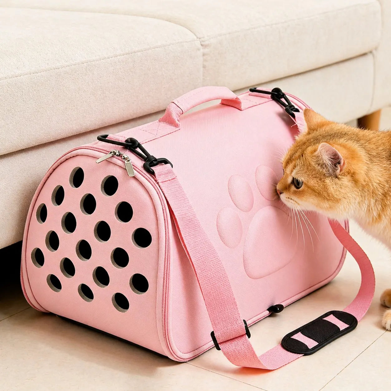 Sac de transport chat EVA pliable - Respirant et léger
