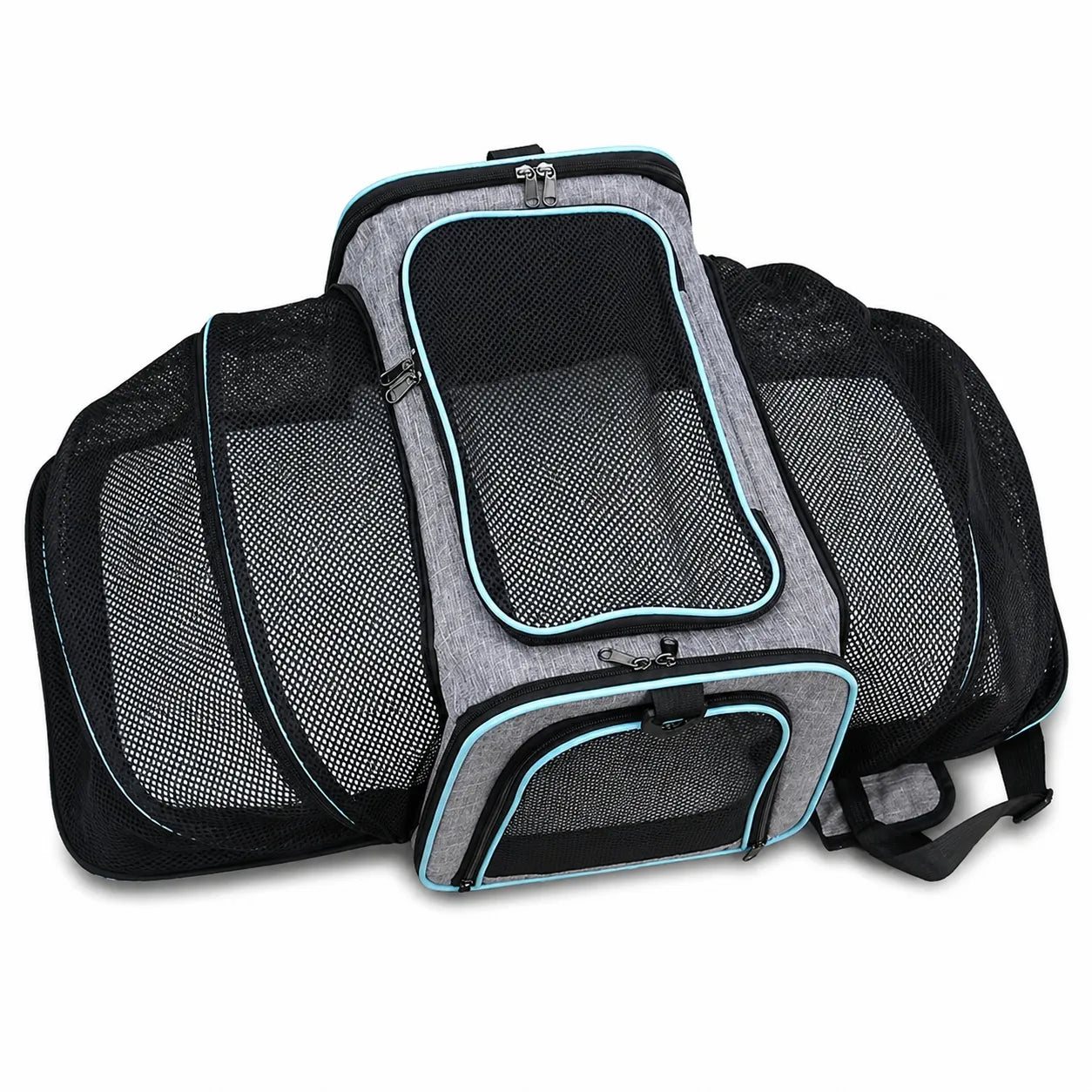Sac de voyage chat extensible 4 côtés - Pliable respirant