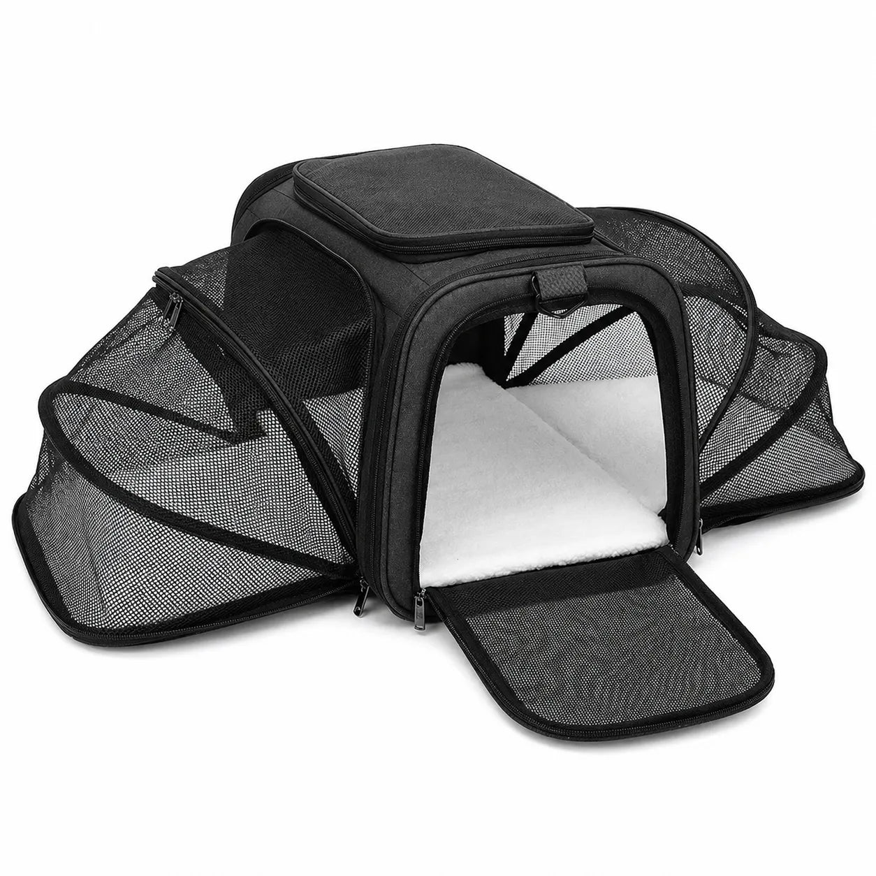 Sac de voyage chat extensible 4 côtés - Pliable respirant