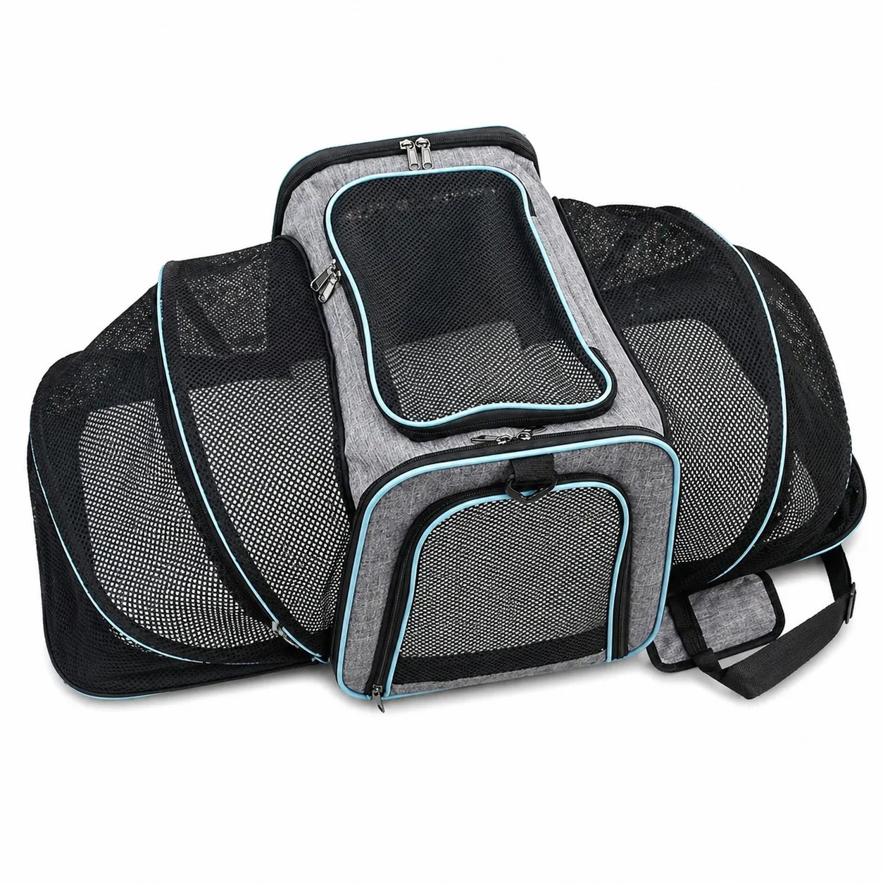 Sac de voyage chat extensible 4 côtés - Pliable respirant