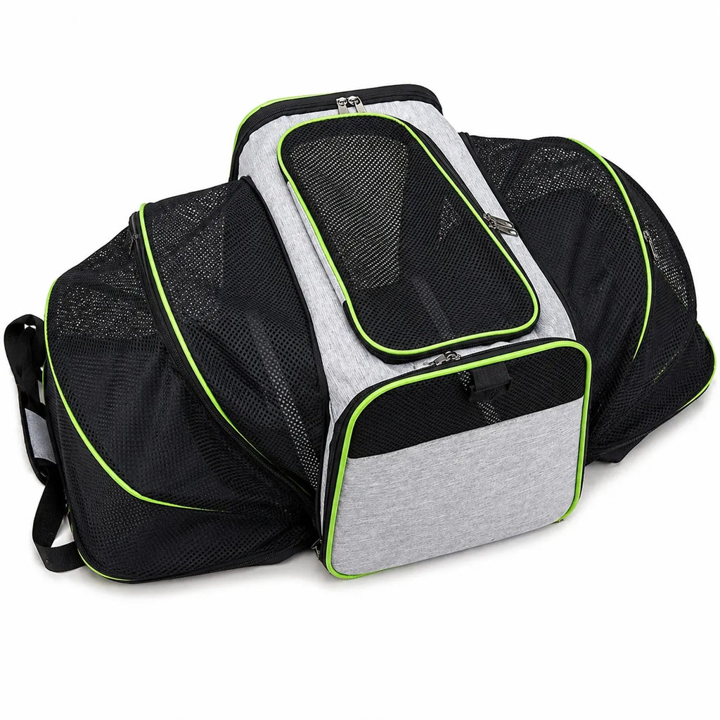 Sac de voyage chat extensible 4 côtés - Pliable respirant