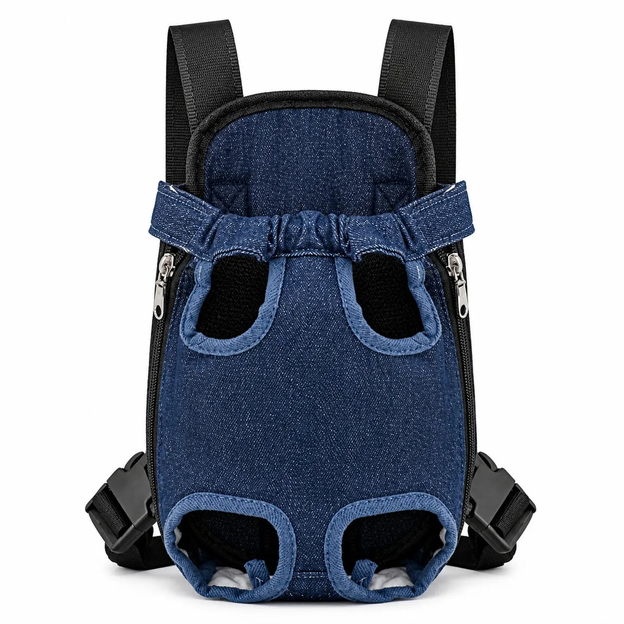 Sac ventral pour chat réglable - Pattes libres toutes tailles