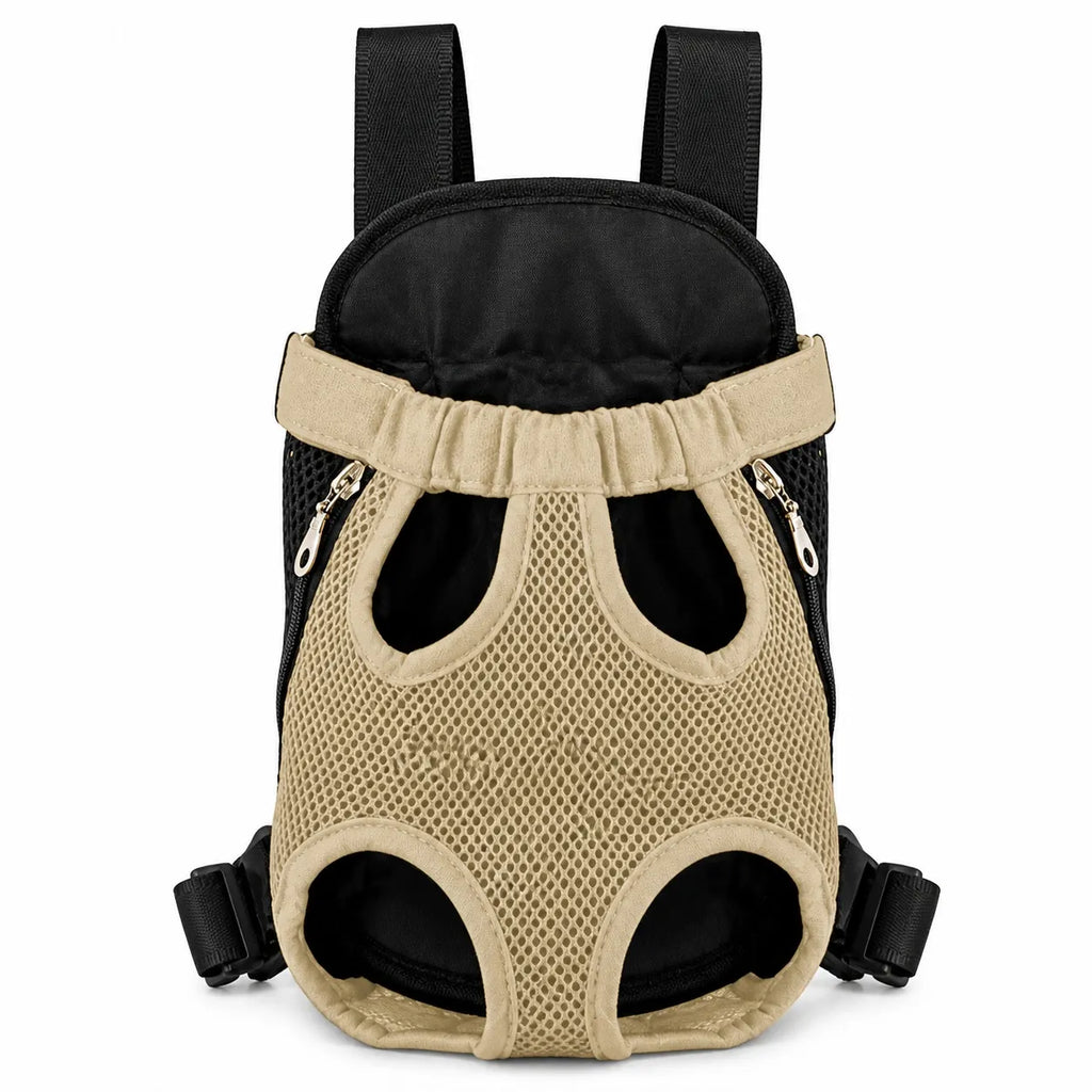 Sac ventral pour chat réglable - Pattes libres toutes tailles