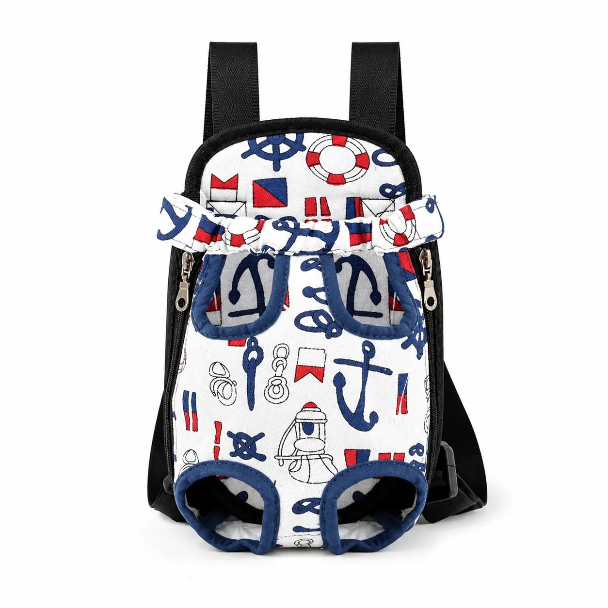 Sac ventral pour chat réglable - Pattes libres toutes tailles