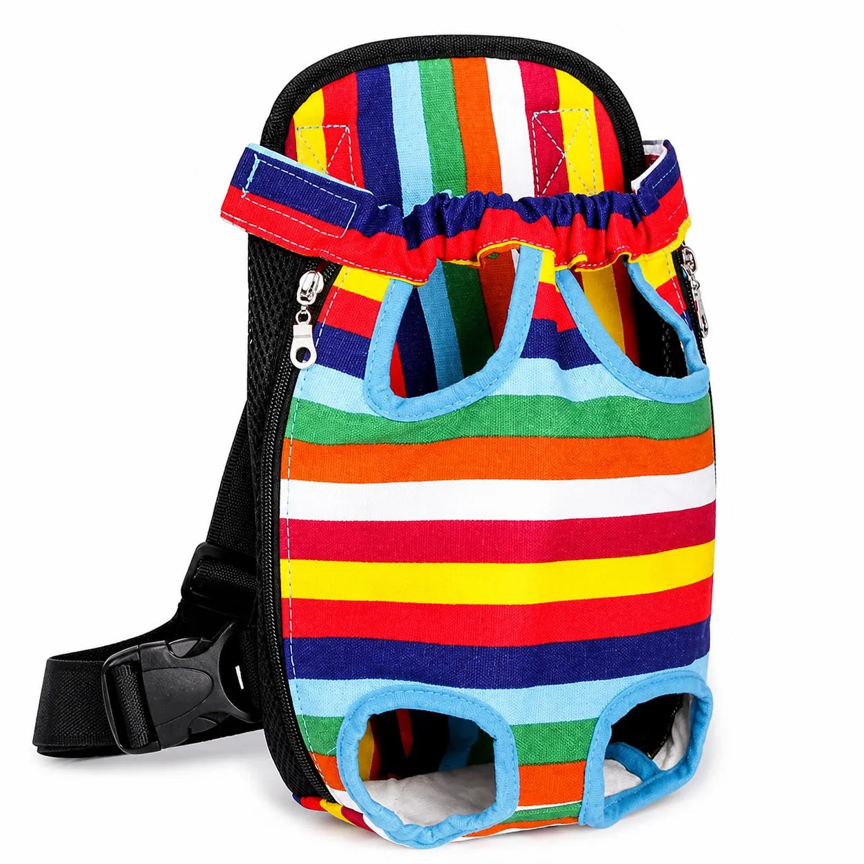 Sac ventral pour chat réglable - Pattes libres toutes tailles
