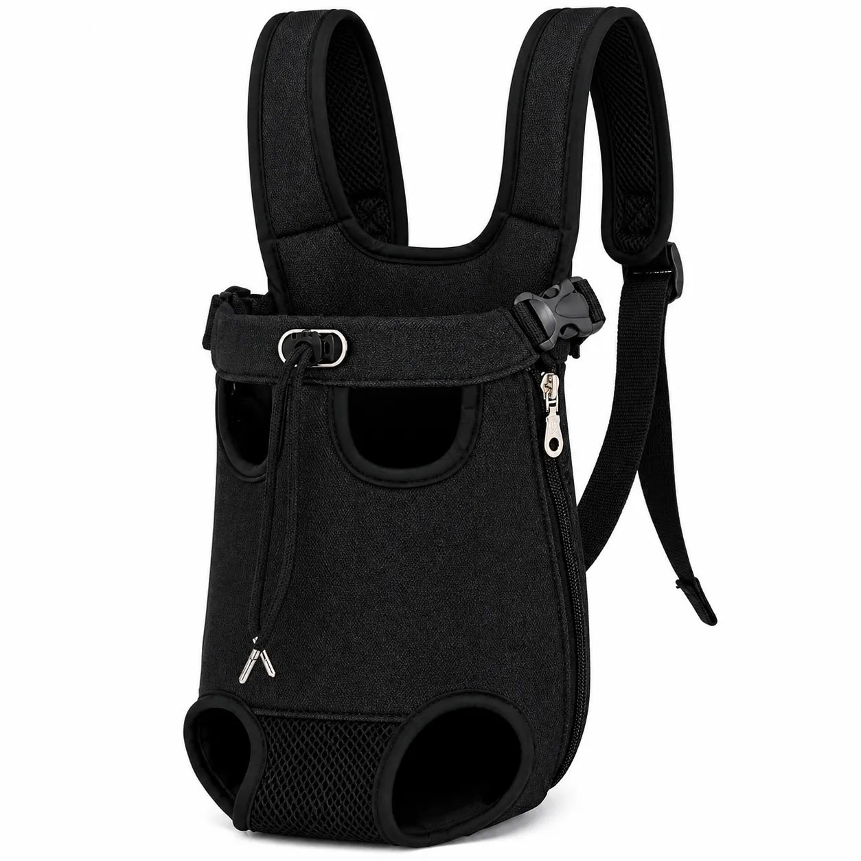 Sac ventral pour chat réglable - Pattes libres toutes tailles
