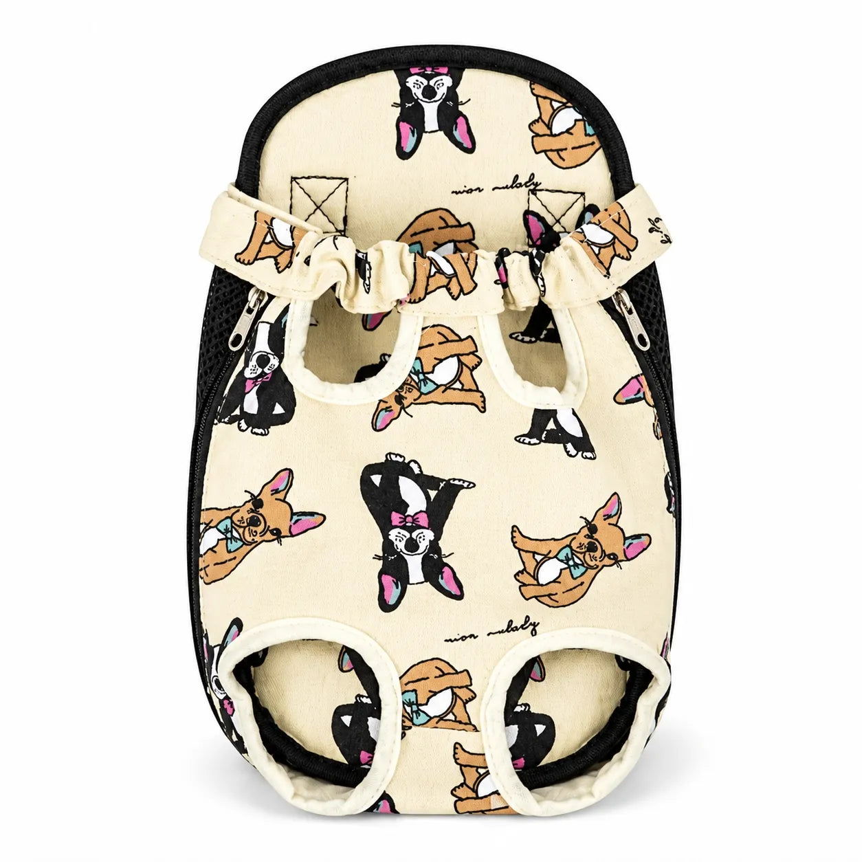 Sac ventral pour chat réglable - Pattes libres toutes tailles