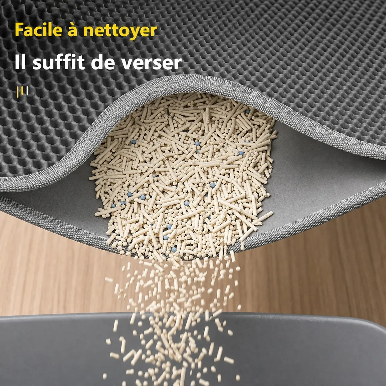 Tapis de sortie de litière - Imperméable et lavable