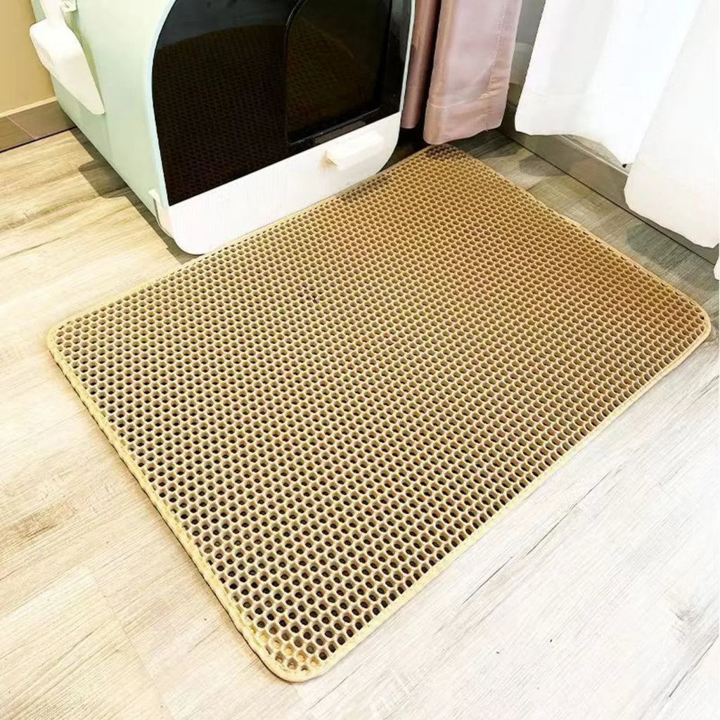 Tapis de sortie de litière - Imperméable et lavable