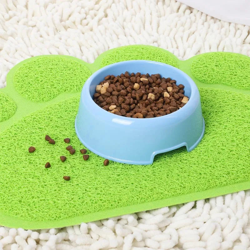 Tapis pour litière chat - Antidérapant et lavable