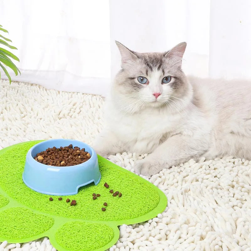 Tapis pour litière chat - Antidérapant et lavable