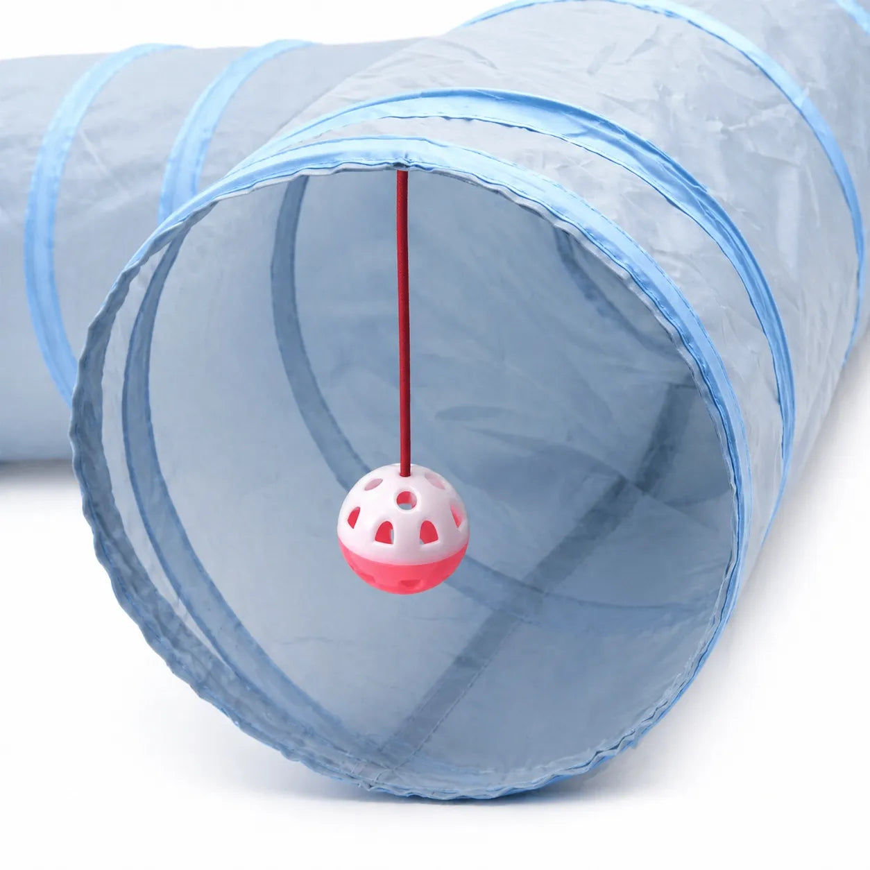 Tunnel pour chat pliable 3 voies - Jouet interactif durable