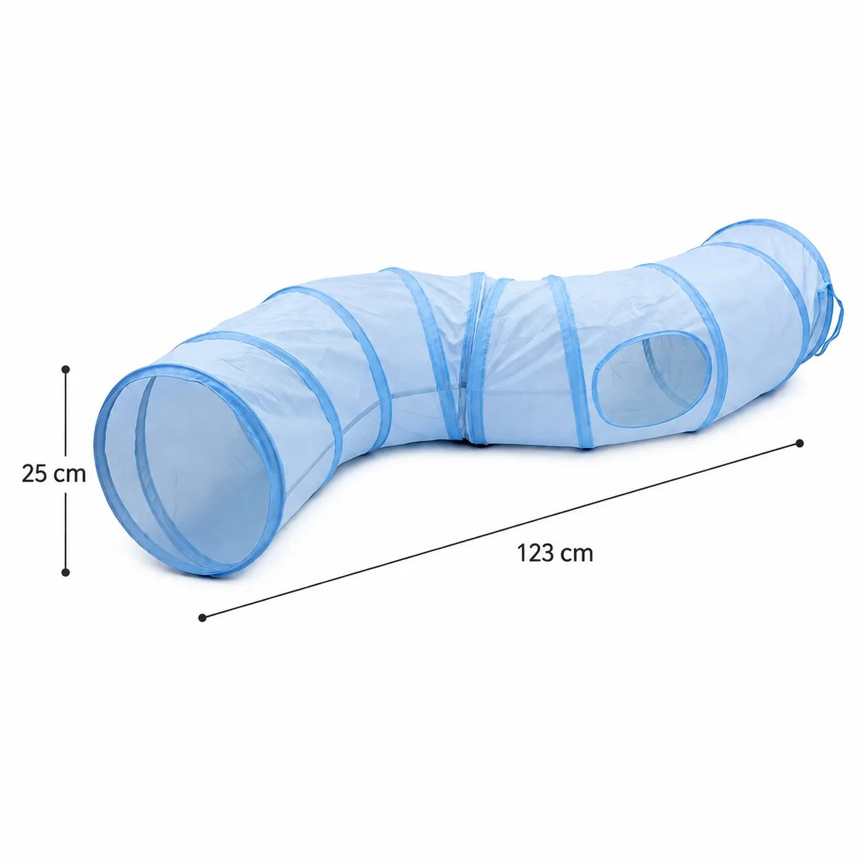 Tunnel pour chat pliable 3 voies - Jouet interactif durable