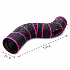 Tunnel en S rose