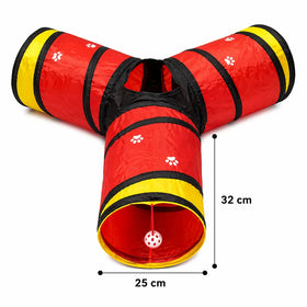 Tunnel en Y rouge